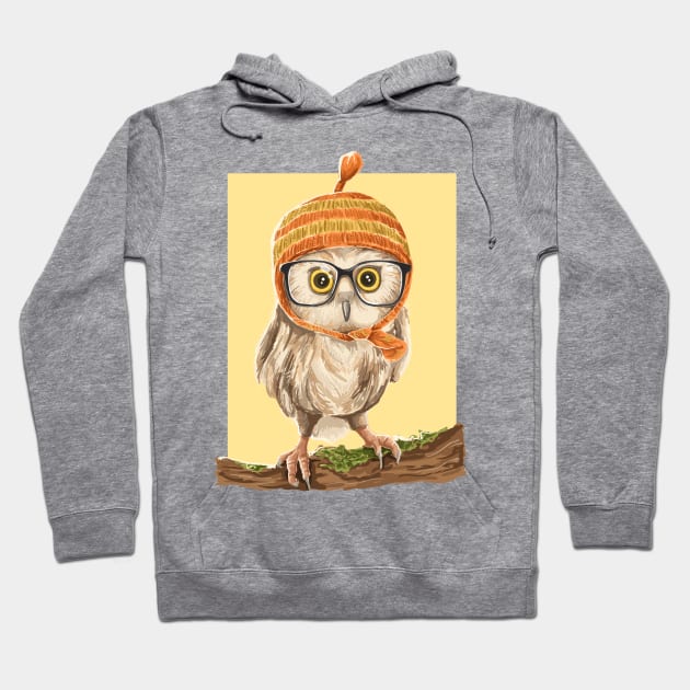 Owl Hoodie by Dilectum